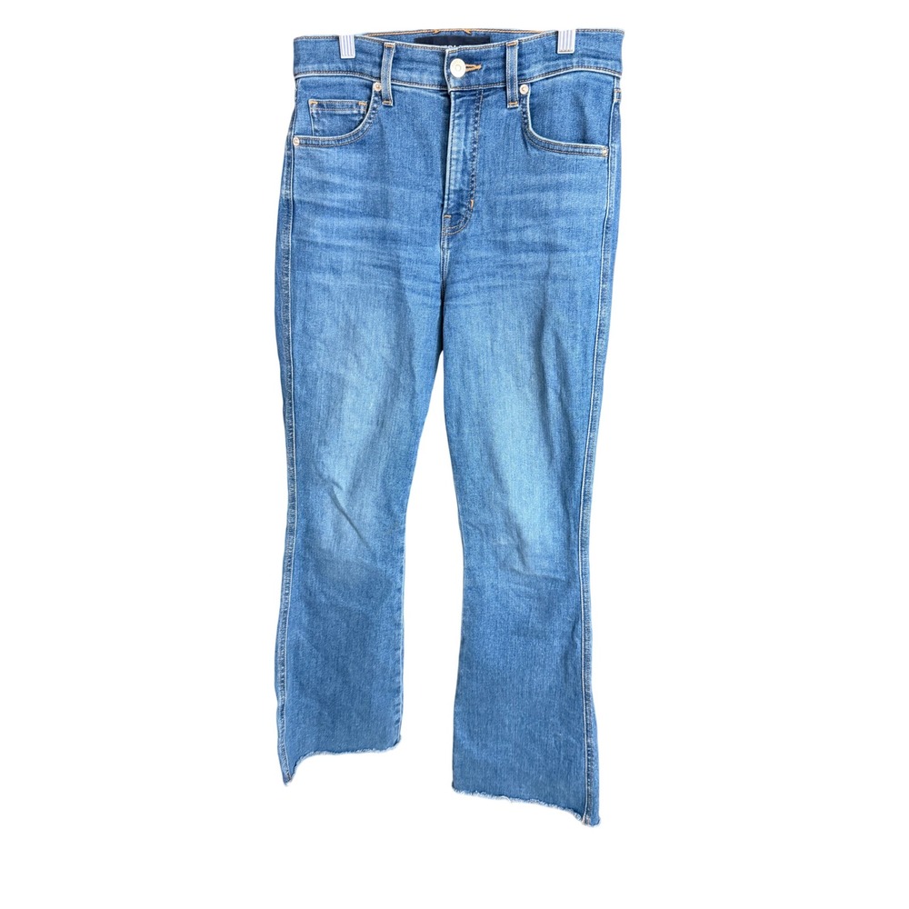Veronica Beard Carson Ankle Flare High Rise Jeans Size 27